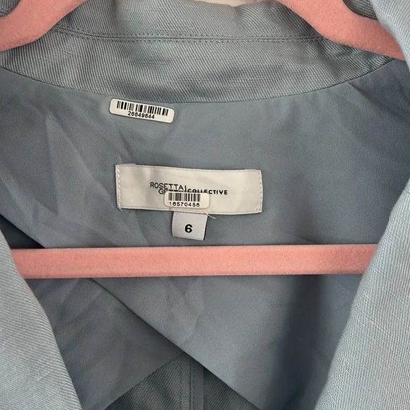 Rosetta Getty x RTR Blue Double Breasted Blazer - Picture 7 of 9